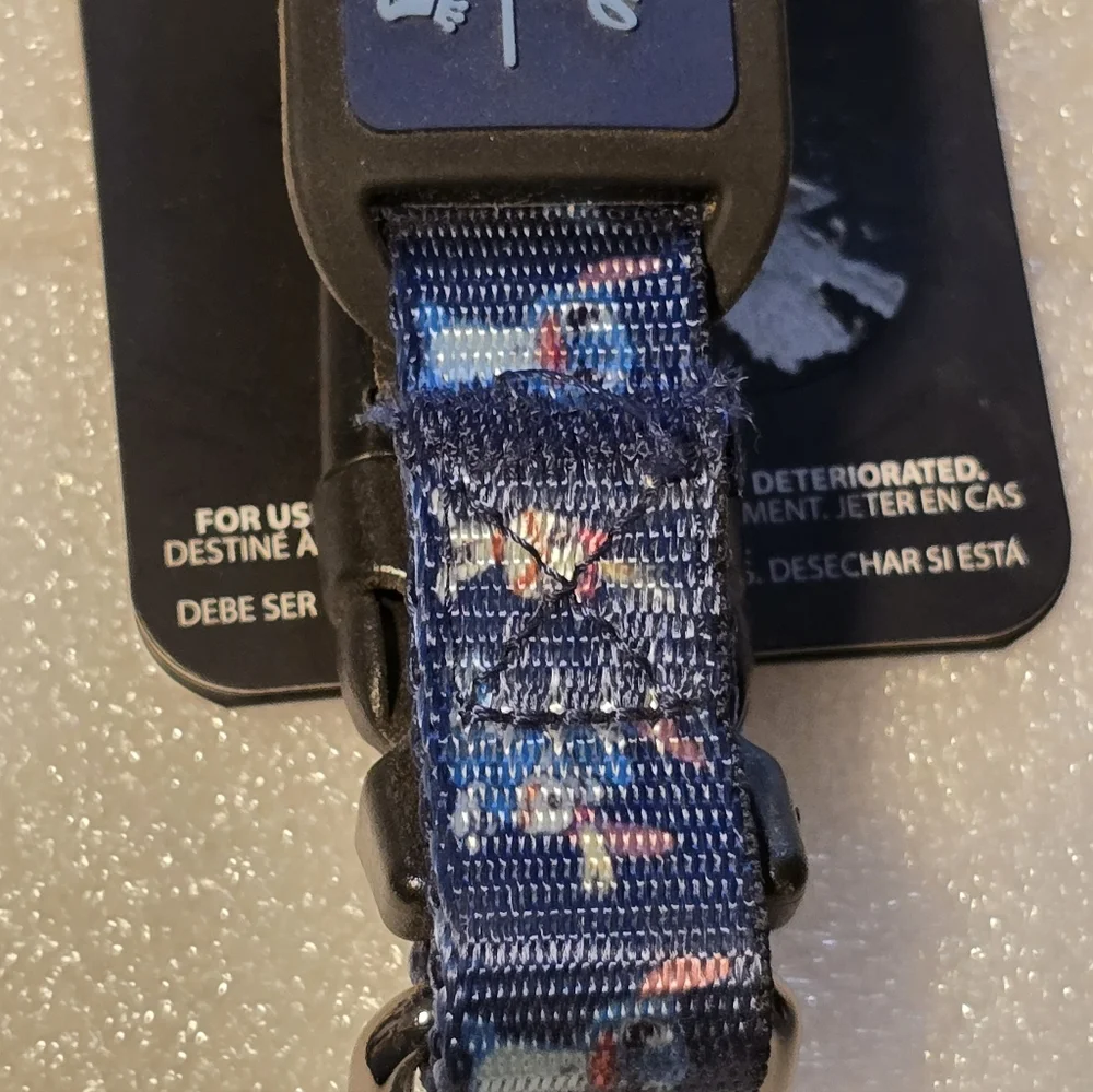 Loungefly Disney Lilo & Stitch Scrump Blue Dog Collar Medium NWT